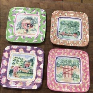 Michal Sparks Discontinued Salad Plates #73020